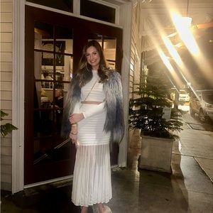 ALEXIS: Franki skirt white set. Worn once for bridal dinner !